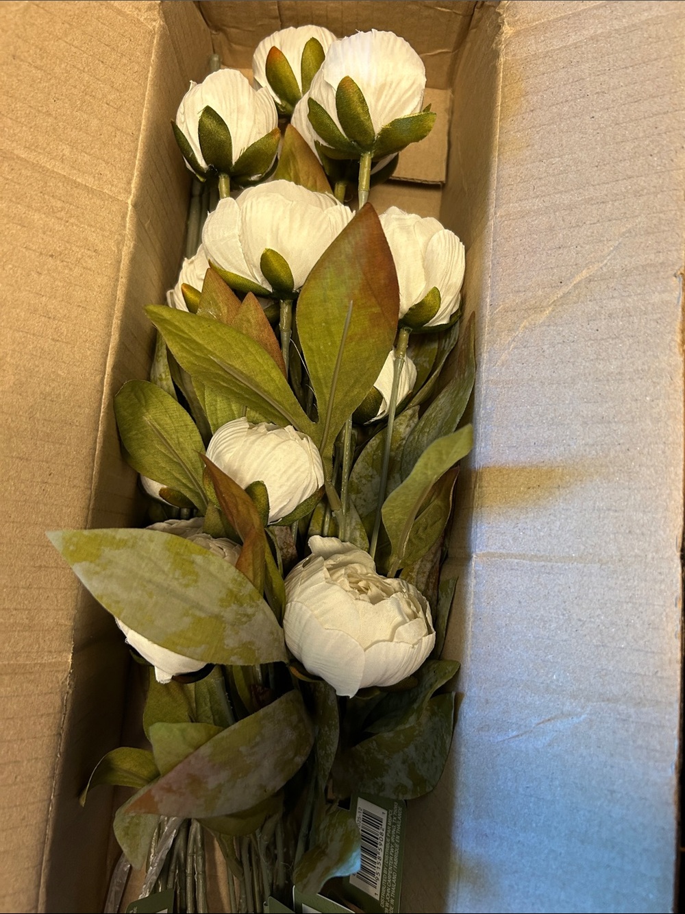 8 NWT Cream Michael’s Ashland Peony Stems - Picture 3 of 3